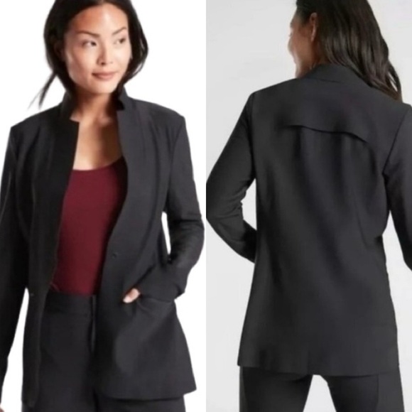 ATHLETA INTERSTELLAR BLACK JACKET SIZE 2 - Picture 1 of 16